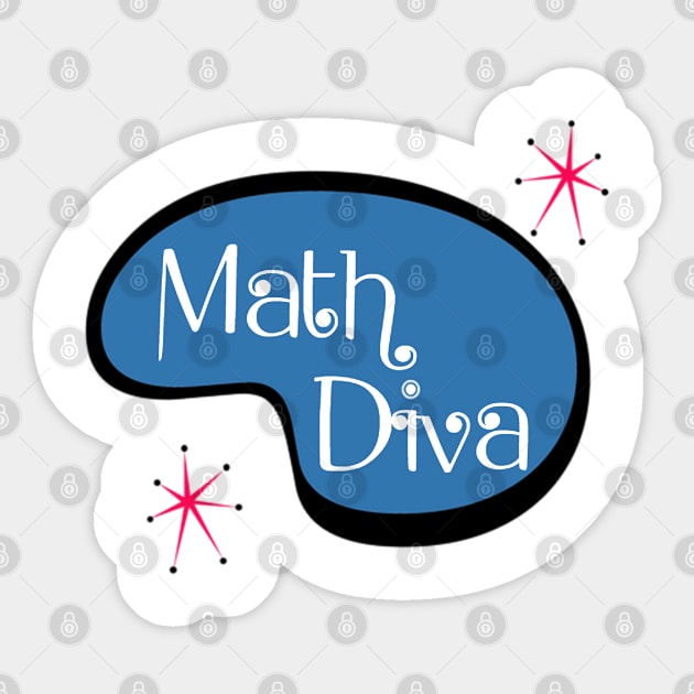 Math Diva! Sticker by Discotish